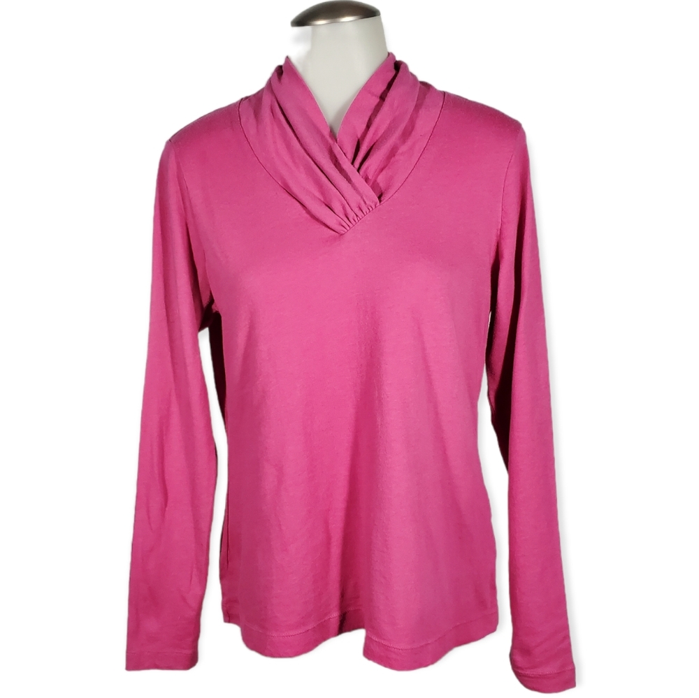 LANDS END Turtleneck Lightweight Long Sleeve Size Medium